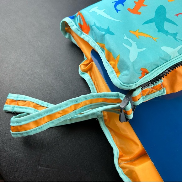 SwimWays Child Shark Print Step 2 Swim Vest Life Jacket Adjustable Ages 2-4 - Picture 8 of 14